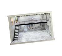 AMSLSIU Realistic Simulation Toy Stereo Modified Garage Parking Lot Display Showcasing 1/64 1/36 /32 Scale Models Scene Model Collection Table Decoration Dustproof