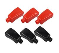 AMSLSIU Red Black Universal Battery Terminal Covers Ensuring Safety And Reliability In Various Electric Equipment Car Battery Terminal Cap Protective Caps Trucks