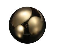 AMSLSIU Reusable Ice Chilling Solution Quick Cool Experience Ensuring Drinks are Always Refreshing and Delicious Round Whisky Ball Whisky Stone Chilling Ball, Gold, 55mm