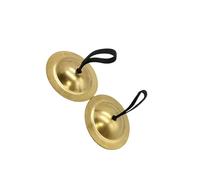 AMSLSIU Rhythm Percussion Musical Instrument Toy Notable Hand Eye Coordination Developmental Toy Gifts For Little Musicians Finger Cymbals Kids Mini Copper Handheld Cymbals, 5.5cm