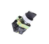 AMSLSIU Rotary Select Switch 3 Position Push Button Switch Effective For Electrical Automatic Control Circuit 3-Position Rotary Ith10A Positions3 Mounting Hole Dia22mm / 0.87inch