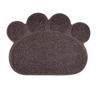 AMSLSIU Say Goodbye To Litter Mess Litter Box Mat Scratch-proof Tear-resistant And Wear-resistant PVC Cat Litter Trapping Mat, Brown