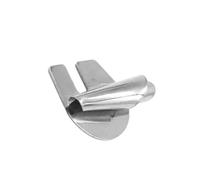 AMSLSIU Sewing Machine Binder Presser Foot Rolled Hem Durable Accessories Simplifying All Crafting Needs Making Hemming Projects Easy. Can Firmly Grip Fabric Accessories, Silver, 4mm