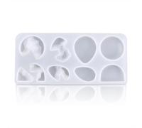 AMSLSIU Silicone Resin Island Pendant Mold Flexible Tear-Resistant DIY Molds Hanging Mould Self-Relaxing Craft Casting Gagets, Large Circle