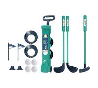 AMSLSIU Simulation Golf Kits Golf Club Set For Children Introducing Set With Club For 2 3 4 5 Years Old Mini Fun Toys With Balls Sport Toys Gift Outdoor, Blue