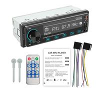 AMSLSIU Single DIN Wireless MP3 Player USB Port In-dash Bluetooth-compatible Radio Receiver Automotive Automobile Multimedia