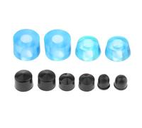 AMSLSIU Skateboard Truck Bushing Replacement Soft Trucks PU Durable Lightweight Performance Upgrade Skateboard Truck Bushing Is Made Of PU Shockproof Nuts Rebuild Kit, Clear Blue, 11x16x24mm