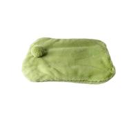 AMSLSIU Small Animal Plush Bed Hamster Nest Bunny Bed Warm Shelter Safe Space By Using Soft Plush Bunny Pad Mat Is Made Of Guinea Pig Hamster Squirrel Ferret, Green, 40x29cm