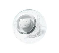 AMSLSIU Small Animal Toy 3 Inch Hamster Exercise Ball Ensuring Safety While Providing Interactive Entertainment And Running Fun Small Animal Toy Interactive Gerbil Running Wheel, white, 16cm