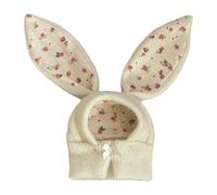 AMSLSIU Small Dogs Puppy Easter Party Costume Accessory Pets Warm Hat Creates Endearing Moments And Keeps Pets Snug On Festive Days Costumes Snoods Bunny Bunny Corgi Hat Supplies, White, S
