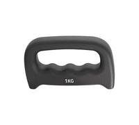 AMSLSIU Speed Workout Jogging Grip Dumbbell Ergonomic Boxing Training And Aerobics Fitness Exercise Making Resistant To Falls. Hand Weight Is Aerobic Fitness Small Dumbbell For, Black, 1KG