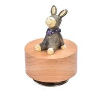 AMSLSIU Stunning Music Case Featuring Swivel Rotating Wooden Base Unique Decor Item Kids Birthday Gift Or Festive Celebrations Kid Birthday Gift Christmas Wedding Presents Cute