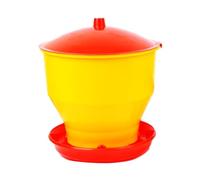AMSLSIU Sturdy Chicken Water Feeding Bucket Poultry Farms Providing Reliable Hydration Options For All Chickens Parakeets Poultry Hen Supplies Pet WaterDispenser, 4kg Feeder