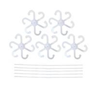 AMSLSIU Sturdy Plant Supports With Stick And Reliable Stem Holders Designed To Growth In Garden Or Balcony Setting Acrylic Plant Supports With Stick Indoor Outdoor