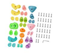 AMSLSIU Sturdy Rock Climbing Wall Holds Encourage Kids To Climb Effectively While Enhancing Agility And Flexibility Tree Climbing Holds For Climber Course Training