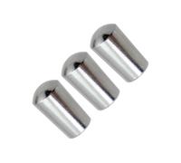 AMSLSIU Stylish Brass Toggle Switches Knobs Cap Tip for LP EPI Electric Guitar Parts, Silver