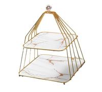 AMSLSIU Stylish Cookies Dessert Stand Cake Display Server Tray Captivating Cupcake Stand Dining Table Birthday Wedding Decor Cupcake Holder Display Tray