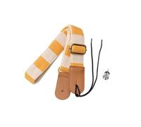 AMSLSIU Stylish Ukulele Strap Universal for 4 String Easy to Install, Yellow, 4cm