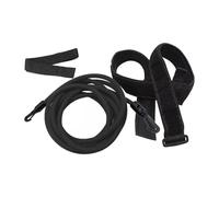 AMSLSIU Swim Exercise Training Belt Improve Skills And Fitness With Adjustable Waist Belt Adjustable Waist Fits Up To 55-105cm/21.65-41.33 Inch Swimming Exerciser Exercise Training Tube, Black, 10mm