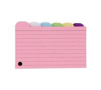 AMSLSIU Tabbed Index Cards for Both Professionals and Students Organizing Thoughts Ideas and Important Notes These Index Cards Come in Six Different Colors Flashcards Studying Students Teacher School