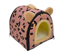 AMSLSIU Tailored Plush Pet Bed Small Animals Dogs Sleeping Bed Offering Cozy Getaway For Pets Flattened Into Or House. Hut Cat Outdoor Sleeping Nesting Cushion
