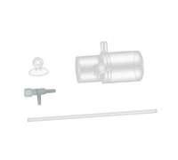 AMSLSIU Tank Water Pump Filter Outlet Nozzle Oxygen Connector High Performance Acrylic Tube Adapter for Fish Tanks Tubing Freshwater Fish Planted Aquatic Plant, Clear, 16mm