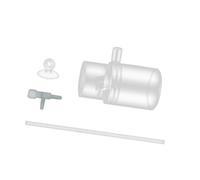 AMSLSIU Tank Water Pump Filter Outlet Nozzle Oxygen Connector High Performance Acrylic Tube Adapter for Fish Tanks Tubing Freshwater Fish Planted Aquatic Plant, Clear, 20mm