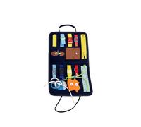 AMSLSIU Toddler Busy Board Portable Parent-child Educational Developing Indoor Bedroom Airplane Travelling Sensory Toy