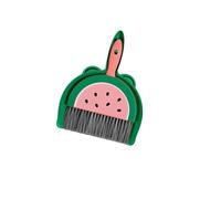 AMSLSIU Toddlers Broom Set Effective Children Dustpan Fun Learning Experience Encouraging Responsibility Compact Structure Kids Cleaning Set Housekeeping Play Playhouse, watermelon, 23x18cm