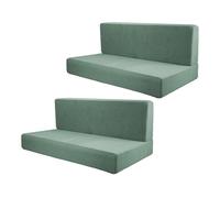 AMSLSIU Trailers Adjustable Dining Table Cushion Covers Durable Washable Polyester Protector For RV Couch And Bench Safety Sofa Seat Cushion Cover Camper Slipcovers, green