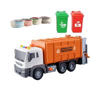 AMSLSIU Trash Truck Toy Set With Realistic Simulation Fun Friction Powered Vehicle Includes tional Garbage Sorting Features For Kids tional Garbage Truck With
