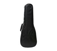 AMSLSIU Ukulele Small Guitar Gig Bag Adjustable Strap Portable Lightweight Music Essentials Convenient Storage Solution Guitar Case Gig Bag Acoustic Shoulder, Black, 65x24x6cm