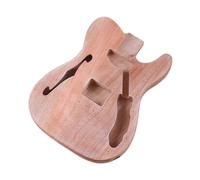 AMSLSIU Unfinished Barrel DIY Electric Guitar Projects Allow Music Lovers To Build Own Unique Electric Guitar Body Is Designed To Be Compatible For Various