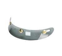 AMSLSIU Universal Motorcycle Helmet Visor Peak 3 Snap Retro Helmet Peak Visor For Ultimate 21 Cm X 8.5 Cm X 4.2/8.27 Inch 3.35 Inch 1.65 Is Made Of Premium PP, Gray, 21x8.5x4.2