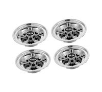 AMSLSIU Upgrade Golf Cart Hub Caps Exceptional Golf Cart Wheel Covers Buggy Wheel Trims Fit 8Inch Wheels Universal Accessories Pull Lightweight Easy to Remove Easy Installation, Silver, 8 inch