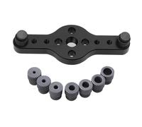 AMSLSIU Versatile Black Sel Centering Doweling Jig Set Wood Hole Locator 2-10mm Dowelling Pocket, Black