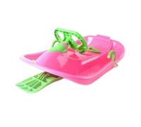 AMSLSIU Versatile Snow Sled Lightweight With Brake Ensures Quick Adventurous Fun Offering Enhanced Control On Speedy Slides Steerable Snow Sled For Kids With, Pink, 102x19x48cm