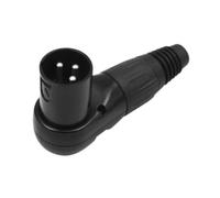 AMSLSIU Versatile XLR Solder Adapter Right Angle DIY Microphone Socket Adapter Multi Directional Setup Experience Right Angle XLR Cable Connector Audio Plug Solder Connector Plug Microphone