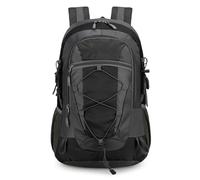 AMSLSIU Waterproof Outdoor Bag 40L Lightweight Backpack With Reflective Markings Foldable Stores Into Internal Pockets. Multipurpose Outdoor Bag / / Backpack, Black