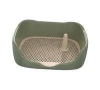 AMSLSIU Which Is Easy To Clean. Dog Toilet Potty Tray Indoor Training Tool PP For Small Medium Dogs Easy To Clean Dog Potty Tray Portable Pan Trainer Litter, Green, M
