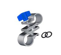 AMSLSIU Wide Applications Fishing Umbrella Stand Holder With 360-degree Adjustable Angle Strong And Durable Umbrella Mount Stand, Silver 78x35mm, Type 2