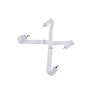AMSLSIU Widened Snare Drum Belt Adjustable Easy Really Snare Drum Strap Essential For Each Musician Making Convenient To During Performances Or Practice Sessions. These Mounting, White, 150cm