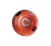 AMSLSIU Winter Inflatable Snow Tube With Deep Seat Balance And Stability During Sledding Adventures Throughout Winter Inflatable Snow Tube Sledge With Handles, Red, 90cm