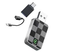 AMSLSIU Wired To Wireless Car Play Adapter Reliable Performance Wireless Car Play Android Auto Adapter Simplicity For Each For Radio With Wired Android Auto