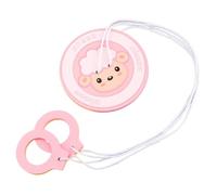 AMSLSIU Wooden Flywheel Rotating Top Round Wood Toys Fun Educating Kids Through Traditional Pull String Play Kids Party Favors Round Wood Flywheel Disc Tops Toys Children Adult, Sheep, diameter 6cm