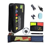 AMSLSIU Zipper Closure Soccer Referee Pouch Featuring Multi Pocket Storage For Referee Essentials And Game Management Linesman Flags Red Yellow Cards Equipment