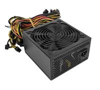 AMSOH ETH mining 1800W Rated Miner Power Supply 95% Efficiency ATX Mining Power Source Support 8 GPU Card Max Up to 2000W Supply