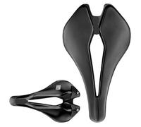 AMSOH MTB Road Bicycle Saddle Carbon Steel Rails Racing Cushion With Direct Mount Bottle Cage Seat Comfortable Ergonomic Lightweight Riding Pad(Carbon Rial)