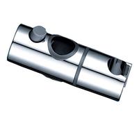 AMSS Adjustable ABS Chrome Shower Rail Head Holder Slider Bar Clamp Holder Bracket Shower Seat Lifter (30mm)