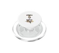 Amstaff dog practicing yoga inhale - exale DIGOR funny PopSockets PopGrip for MagSafe